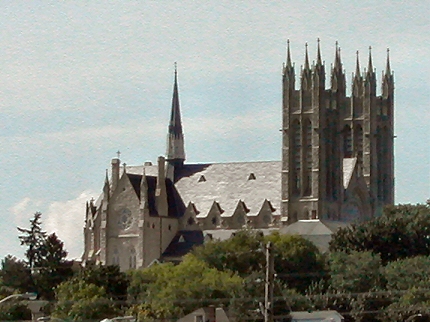 Church of Our Lady from the Speed River