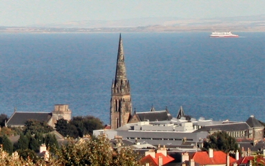 Fife College Tower Demolition - After (Aug 2003)