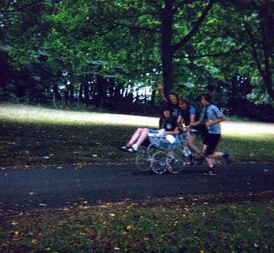 Beveridge Park Pram Race 1981 - The Woods