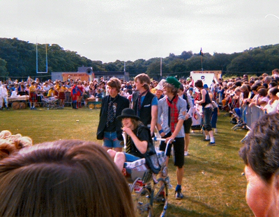 Beveridge Park Pram Race 1981 - The Start